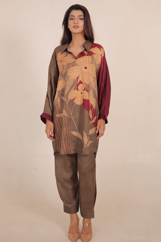 Olive Aura Printed Set Main Image