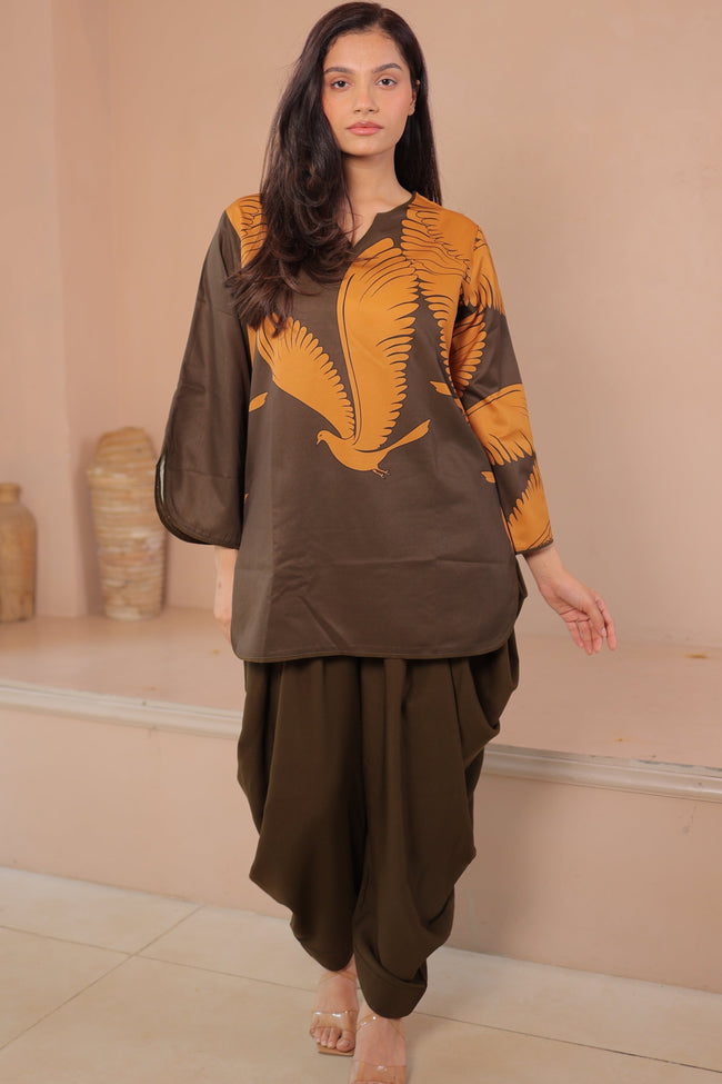 Olive Golden Flight Co-Ord Set Main Image