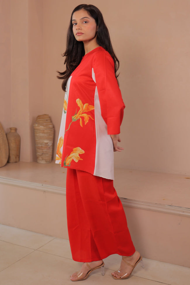 Red Blossom Co-Ord Main Image