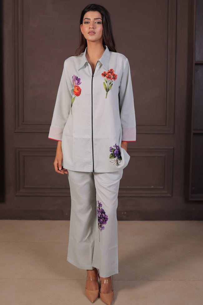 Silver Bloom Co-Ord Set Main Image