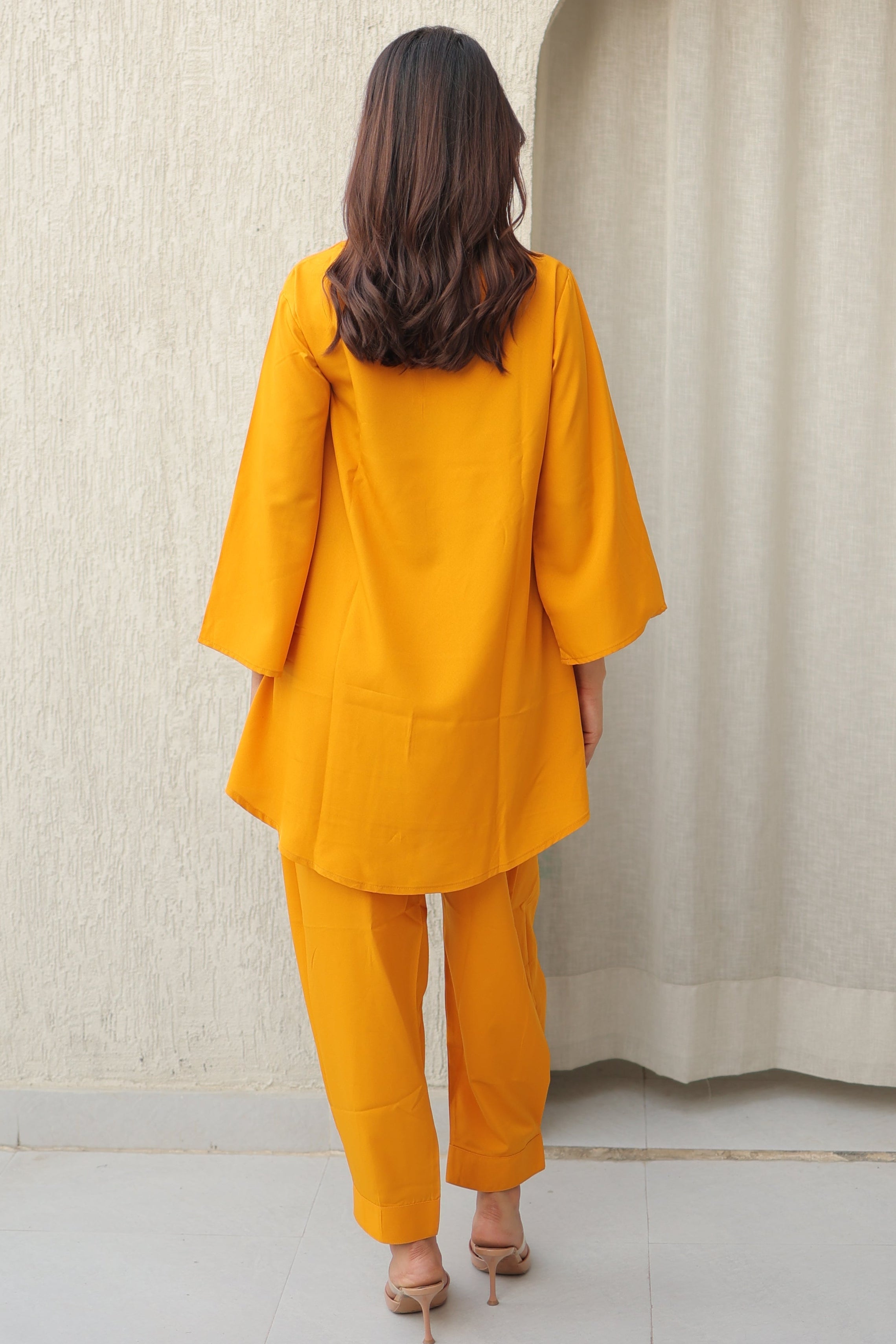 Yellow Whisper floral Co-Ord Set