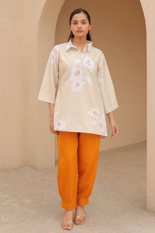 Beige Blossom Outfit Main Image